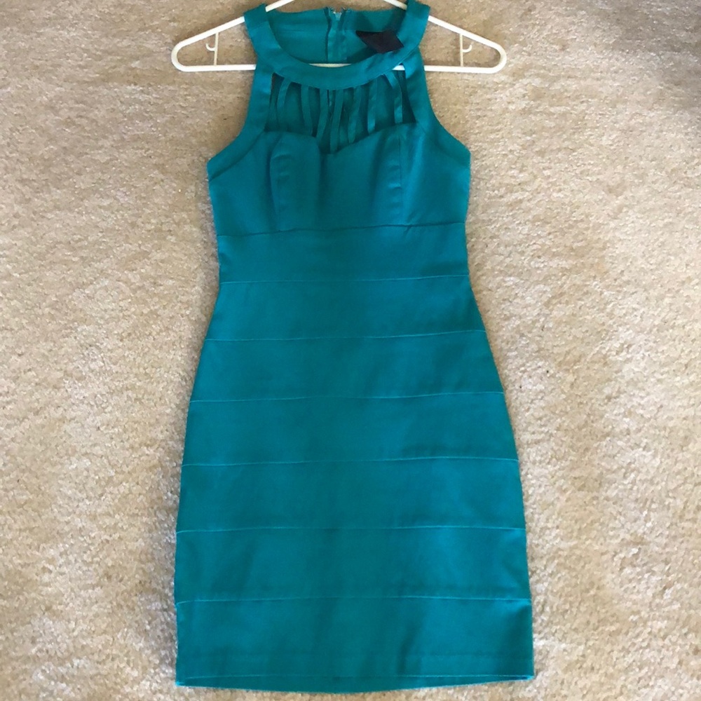 Teal dress